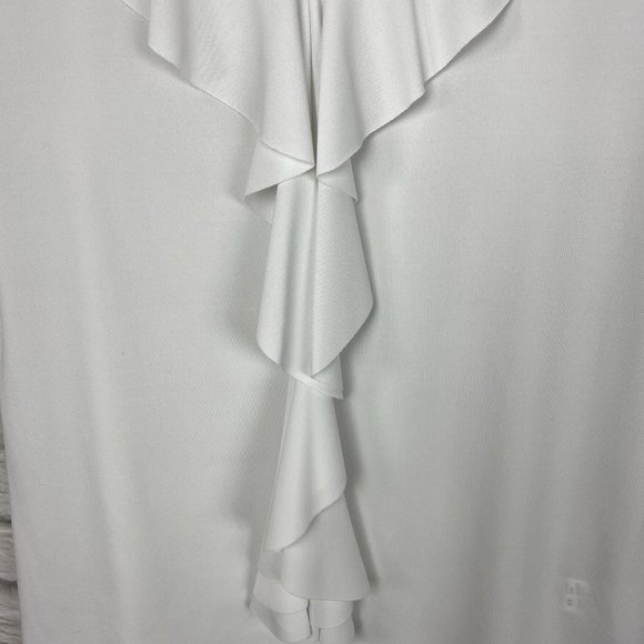 Laura NWOT white sleeveless blouse size M - Picture 4 of 5